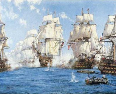 The height of the Battle of Trafalgar